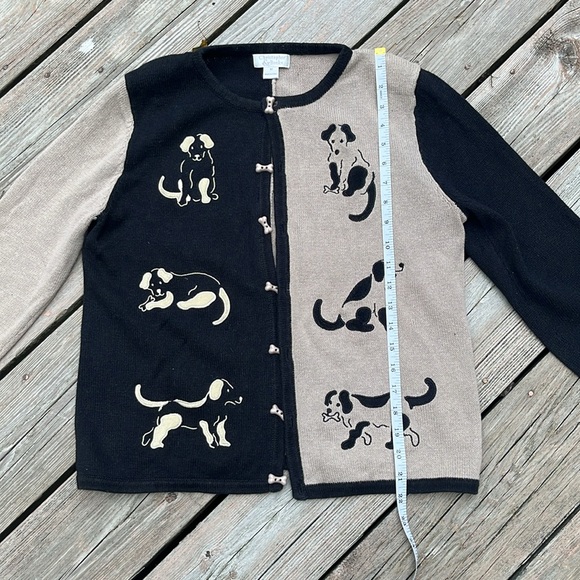 Christopher & Banks vintage dog jersey with coordinating dog sweater M - Picture 9 of 14